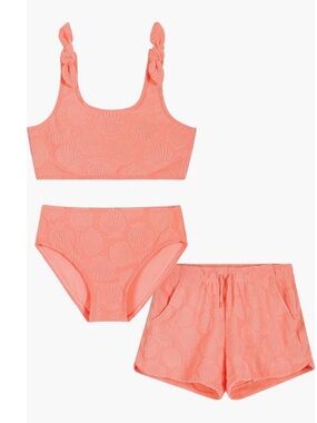 NWT Andy & Evan Jacquard Terry Two Piece Swimsuit & Cover up Sz 12-14